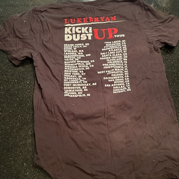 Luke Bryan Kick the Dust Up Concert Tee M - Picture 4 of 5